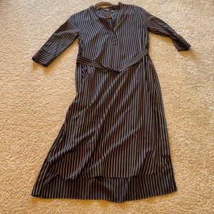 Uniqlo stripe dress for autumn